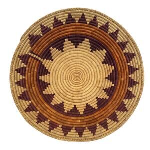 Vintage Navajo Ceremonial Basket 16”